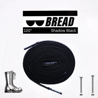 BREAD Laces 'Shadow Black'