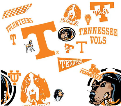 Tennessee Volunteers - All Over Plastic Tumbler - Mann