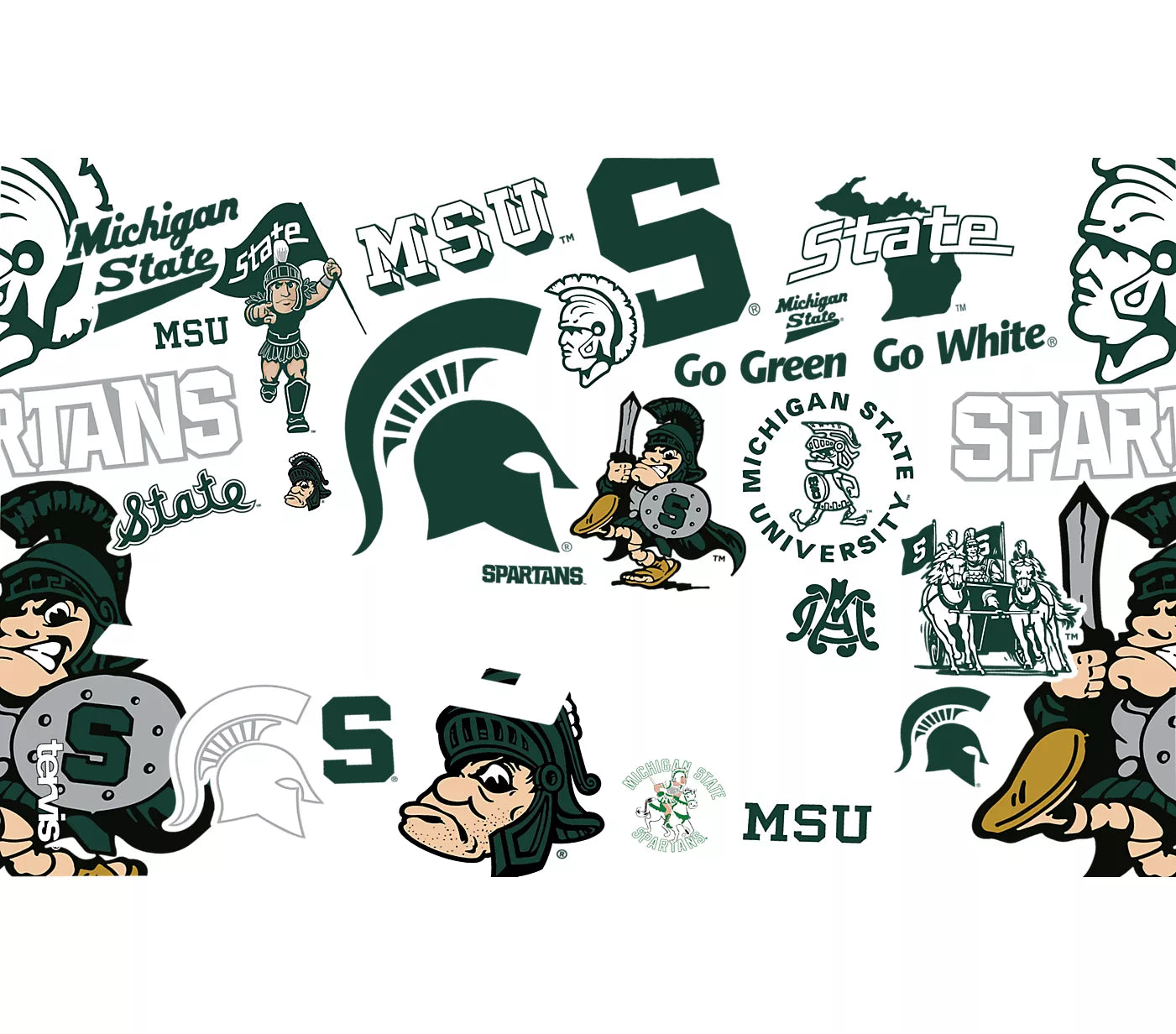 Michigan State Spartans - All Over Tumbler - Mann
