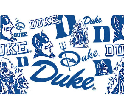 Duke Blue Devils - All Over Plastic Tumbler - Mann