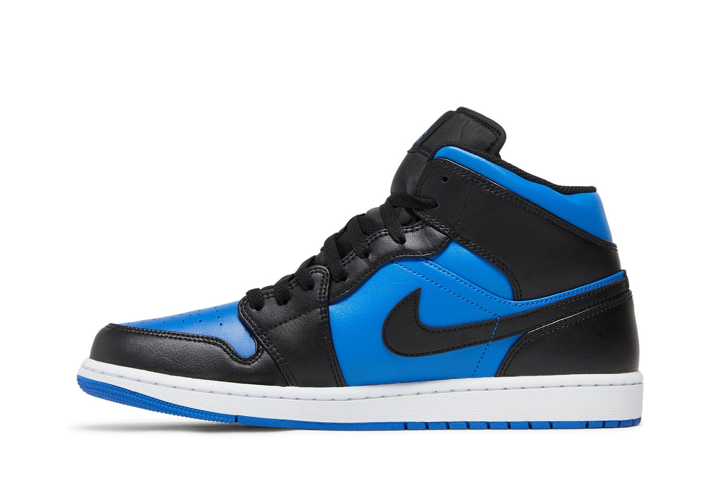 Size 10M Jordan 1 Retro Mid 'Black Royal Blue'