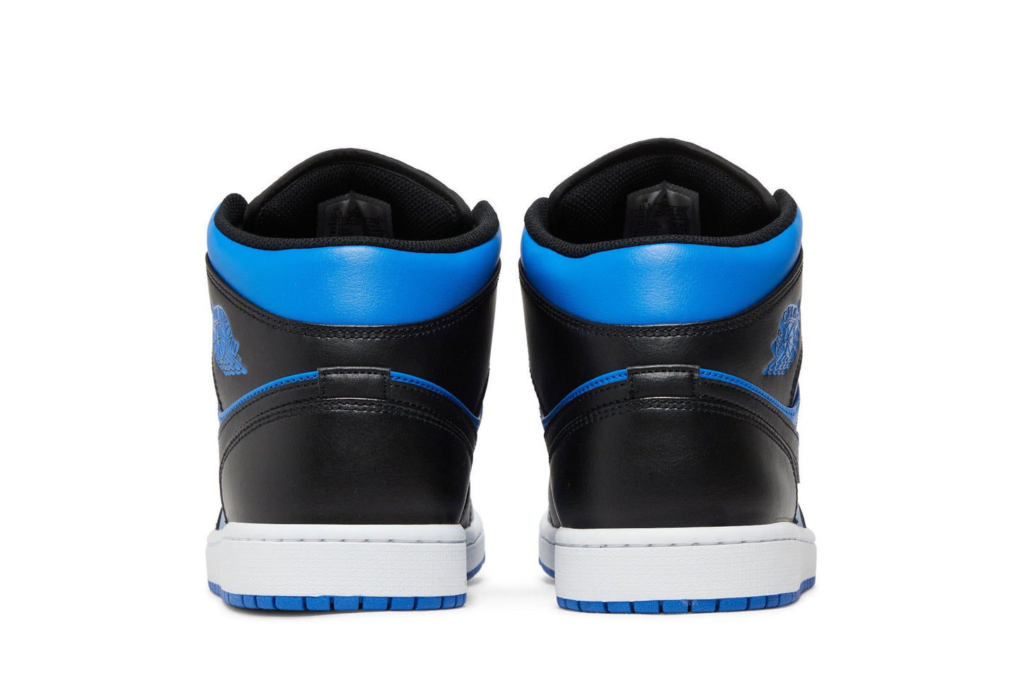 Size 10M Jordan 1 Retro Mid 'Black Royal Blue'