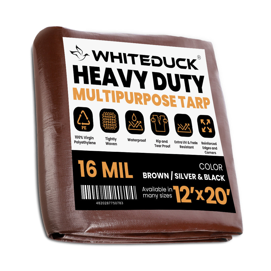WDO Super Heavy Duty Poly Tarp Cover Thick 16 Mil, 8 oz