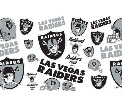 Las Vegas Raiders - NFL All Over Plastic Tumbler - Mann