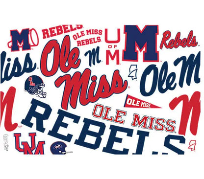 Ole Miss Rebels - Tervis All Over Plastic Tumbler