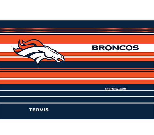 Denver Broncos - Tervis Hype Stripes Stainless Steel Tumbler