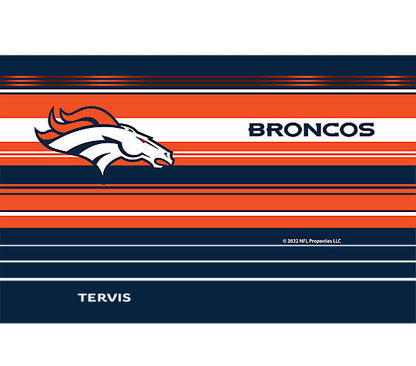 Denver Broncos - Tervis Hype Stripes Stainless Steel Tumbler