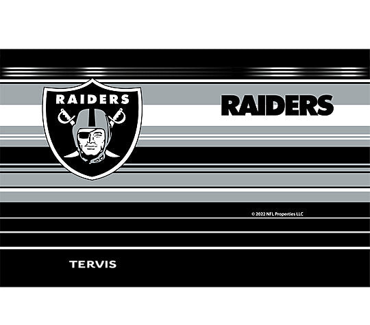 Las Vegas Raiders - Tervis Hype Stripes Stainless Steel Tumbler