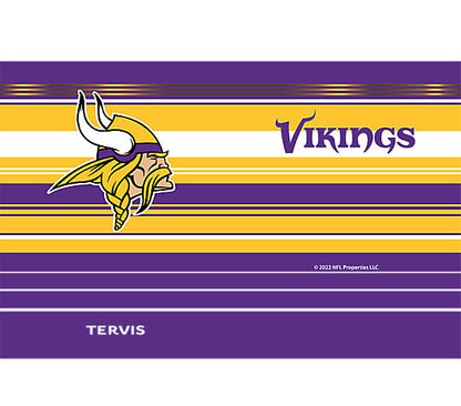 Minnesota Vikings - Tervis Hype Stripes Stainless Steel Tumbler