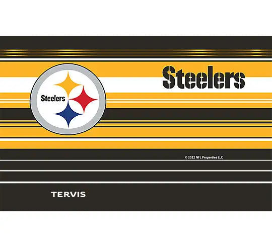 Pittsburgh Steelers - Tervis Hype Stripes Stainless Steel Tumbler