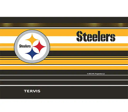 Pittsburgh Steelers - Tervis Hype Stripes Stainless Steel Tumbler