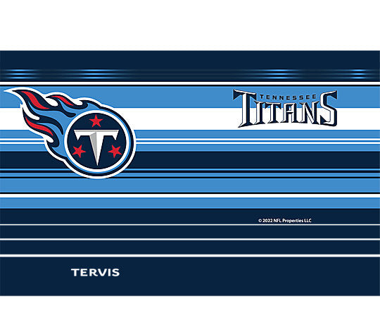 Tennessee Titans - NFL Hype Stripes Stainless Steel Tumbler - Mann