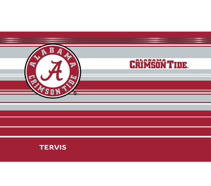 Alabama Crimson Tide - Tervis Hype Stripes Stainless Steel Tumbler