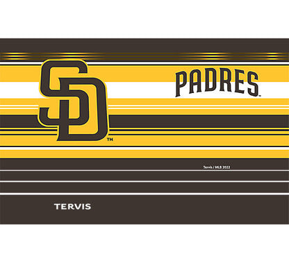 San Diego Padres - MLB Hype Stripes Stainless Steel Tumbler - Mann