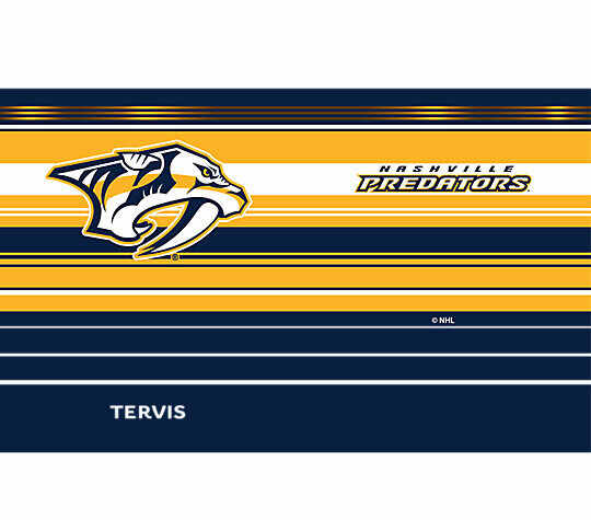 NHL Nashville Predators - Hype Stripes Stainless Steel Tumbler - Mann
