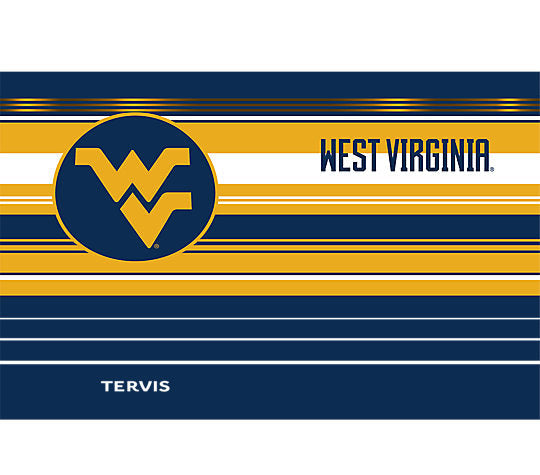 West Virginia Mountaineers - Tervis Hype Stripes Stainless Steel Tumbler