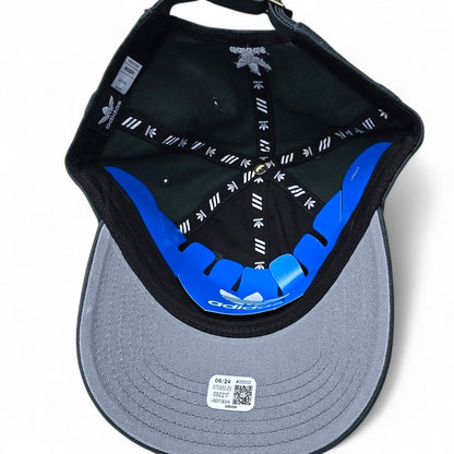 Adidas Originals Black Relaxed Strap-Back Hat