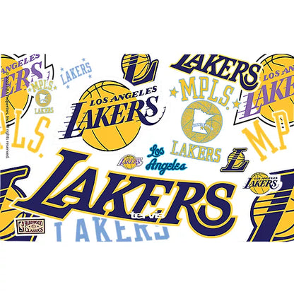 Los Angeles Lakers - MLB All Over Plastic Tumbler - Mann