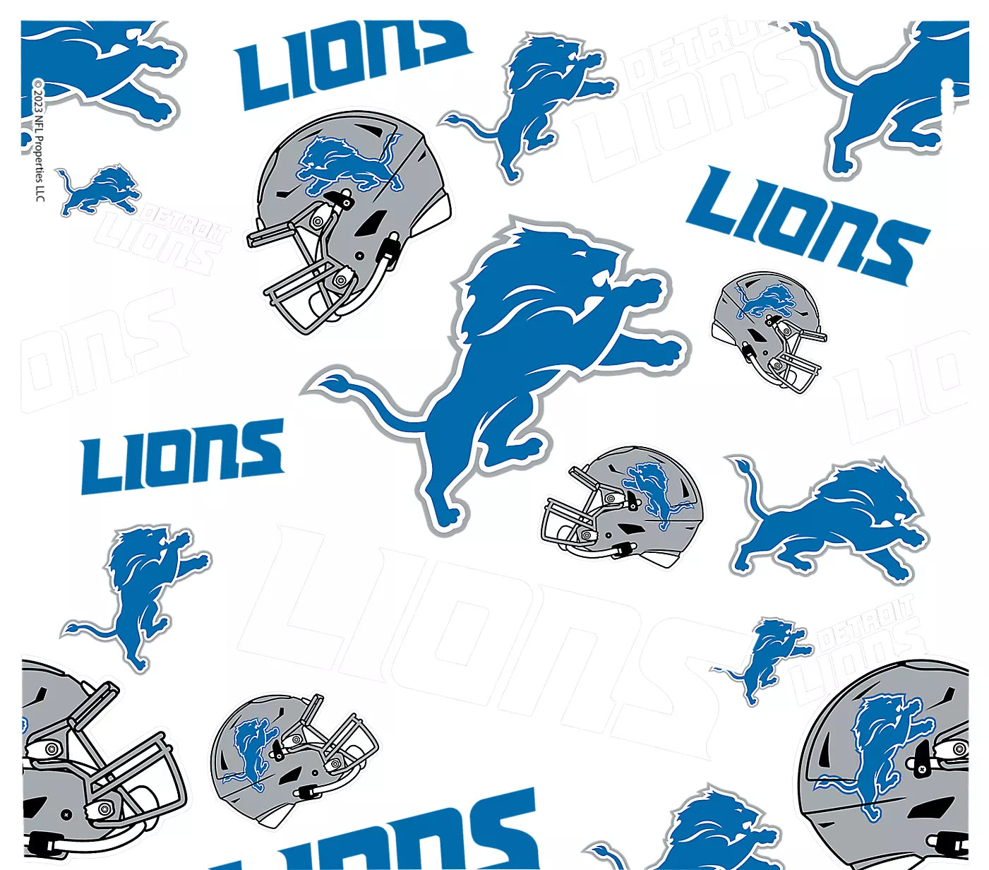 Detroit Lions - Tervis All Over Plastic Tumbler