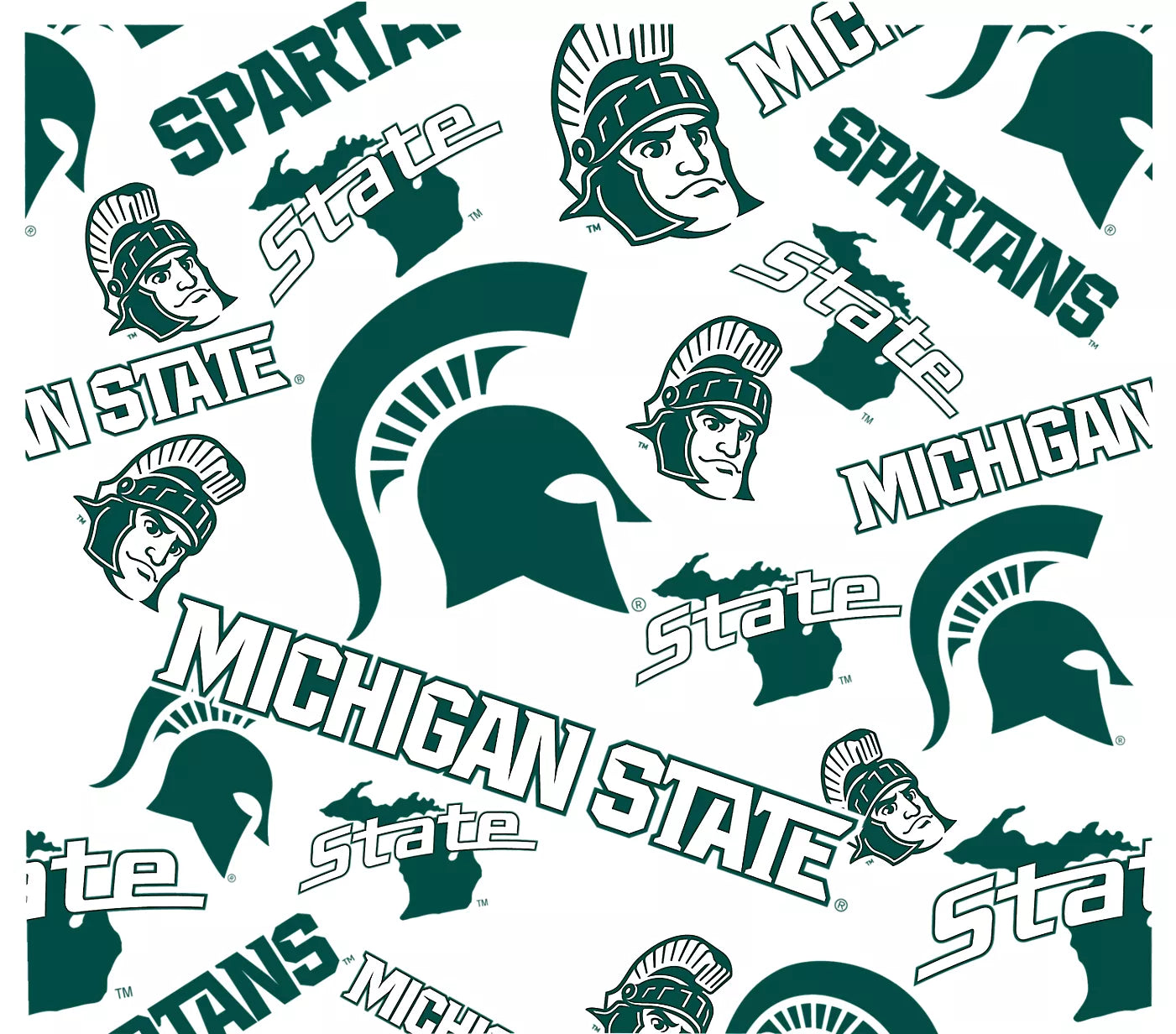 Michigan State Spartans - All Over Tumbler - Mann