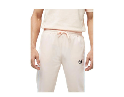 Size M Sergio Tacchini New Damarindo Men Track Pants Pearl Blush/White