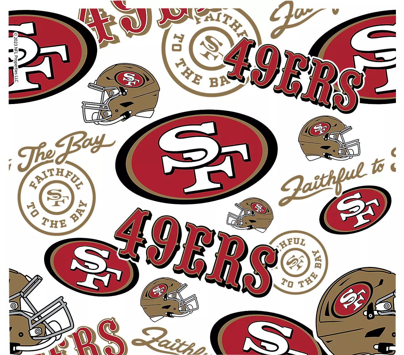 San Francisco 49ers - Tervis All Over Wrap with Travel Lid