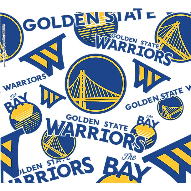 Golden State Warriors - NBA All Over Plastic Tumbler - Mann