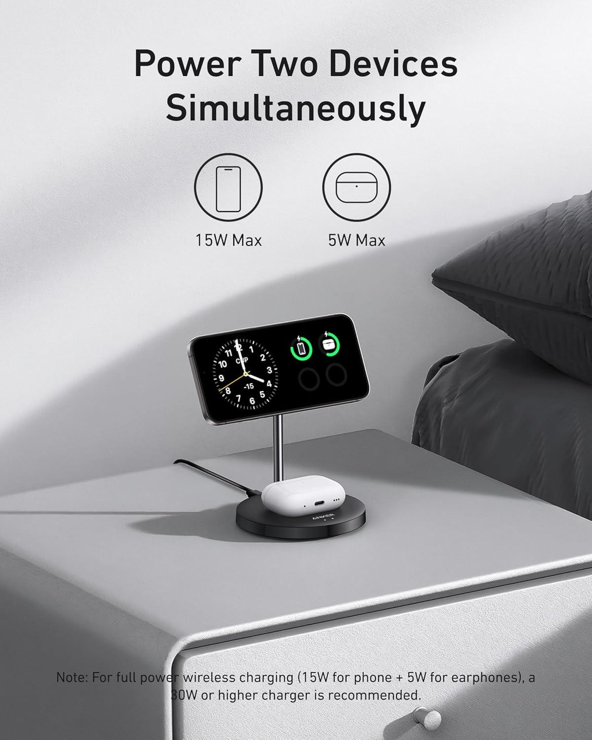 Anker MagGo Wireless Charger (2-in-1 Stand) BOA - Mann