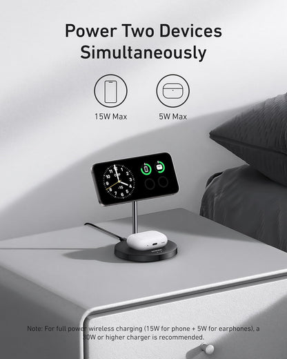 Anker MagGo Wireless Charger (2-in-1 Stand) BOA - Mann