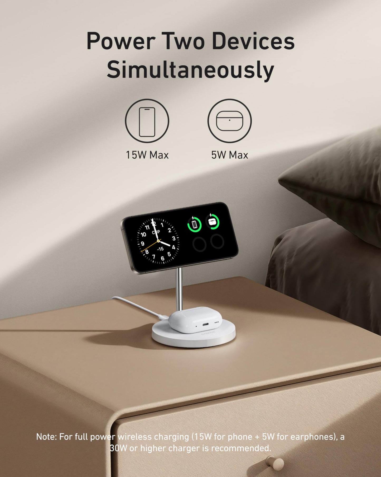 Anker MagGo Wireless Charger (2-in-1 Stand) BOA - Mann