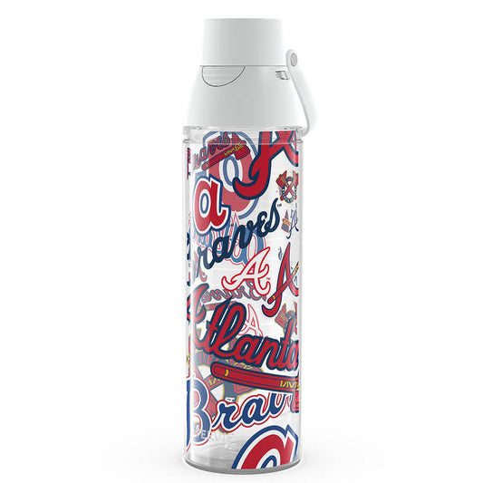 Atlanta Braves - MLB All Over 24oz Water Bottle - Mann