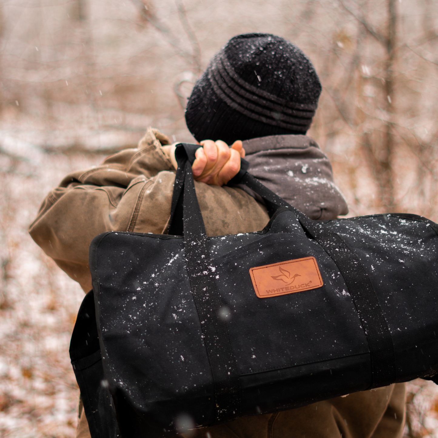 WDO Boat Shape Canvas Firewood Log Carriers