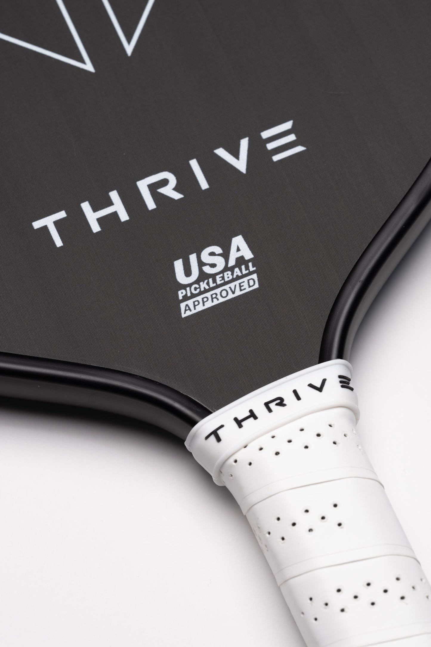 Thrive Pickleball THREAT 16 SINGLES Includes Custom Weight Card, Paddle Cover, Paddle Eraser, and Lead Weights. - Mann