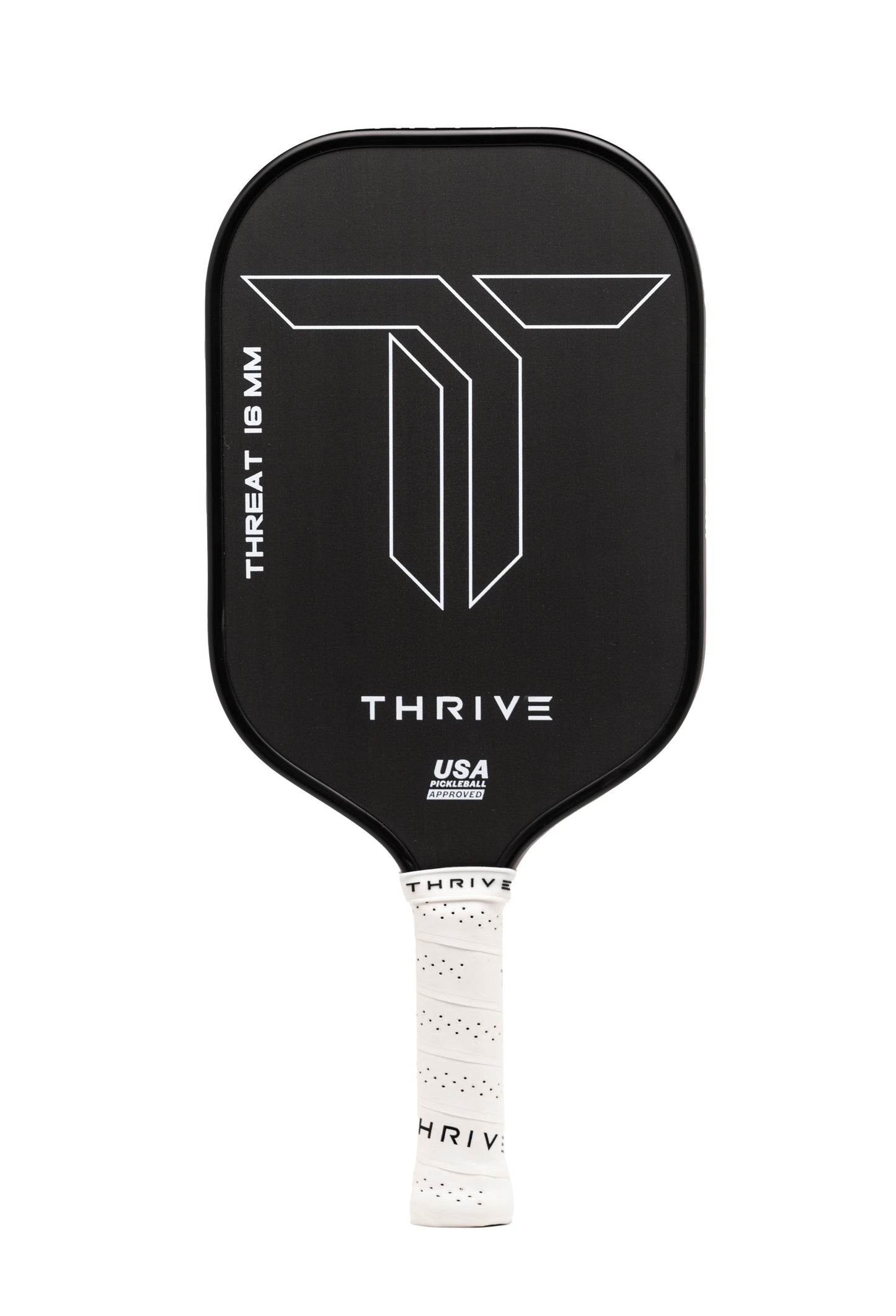 Thrive Pickleball THREAT 16 Includes Custom Weight Card, Paddle Cover, Paddle Eraser, and Lead Weights. - Mann