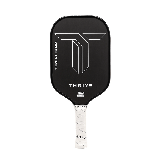 Thrive Pickleball THREAT 16 Includes Custom Weight Card, Paddle Cover, Paddle Eraser, and Lead Weights. - Mann