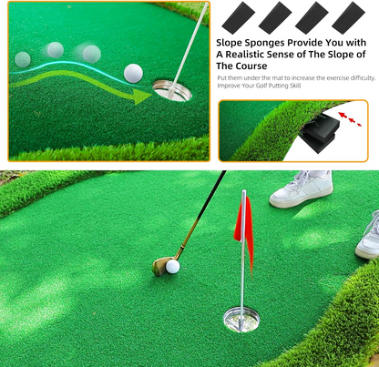Yunic Golf Putting Green (16ft, Style A) - Mann