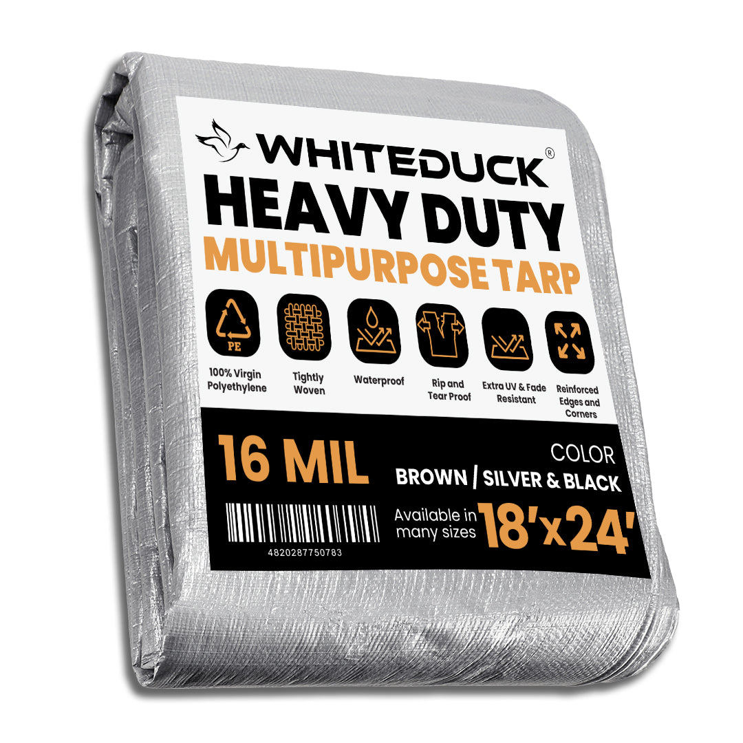 WDO Super Heavy Duty Poly Tarp Cover Thick 16 Mil, 8 oz