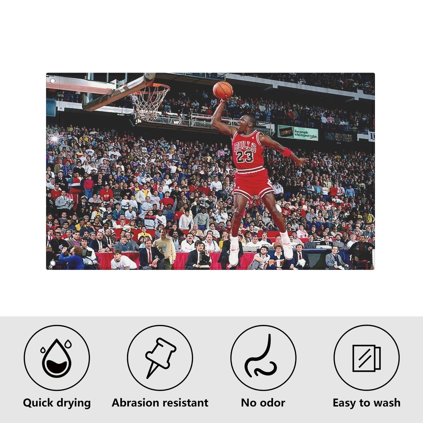 AthleteFlags 1987 Michael Jordan Flag - Mann