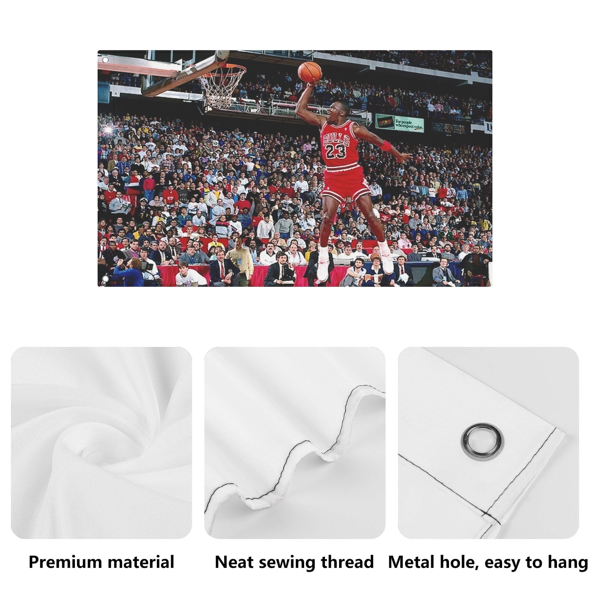 AthleteFlags 1987 Michael Jordan Flag - Mann