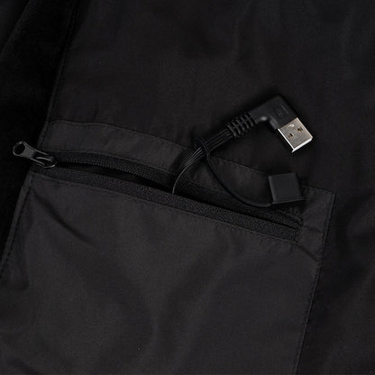 LITEGUEST USB Heated Vest with LED Light – Winter Outdoor Safety Gear - Mann