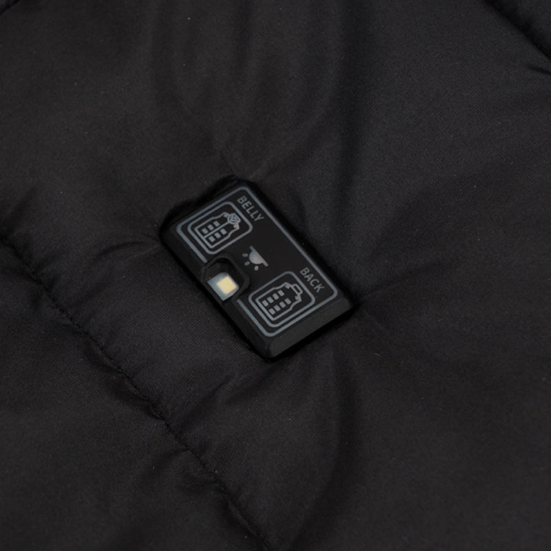 LITEGUEST USB Heated Vest with LED Light – Winter Outdoor Safety Gear - Mann
