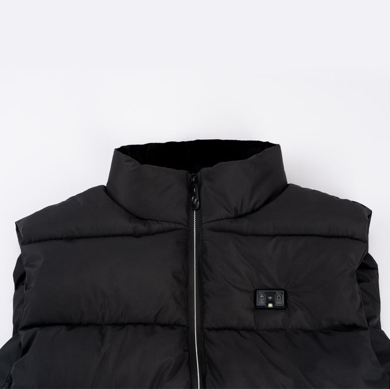 LITEGUEST USB Heated Vest with LED Light – Winter Outdoor Safety Gear - Mann