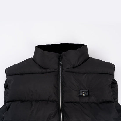 LITEGUEST USB Heated Vest with LED Light – Winter Outdoor Safety Gear - Mann