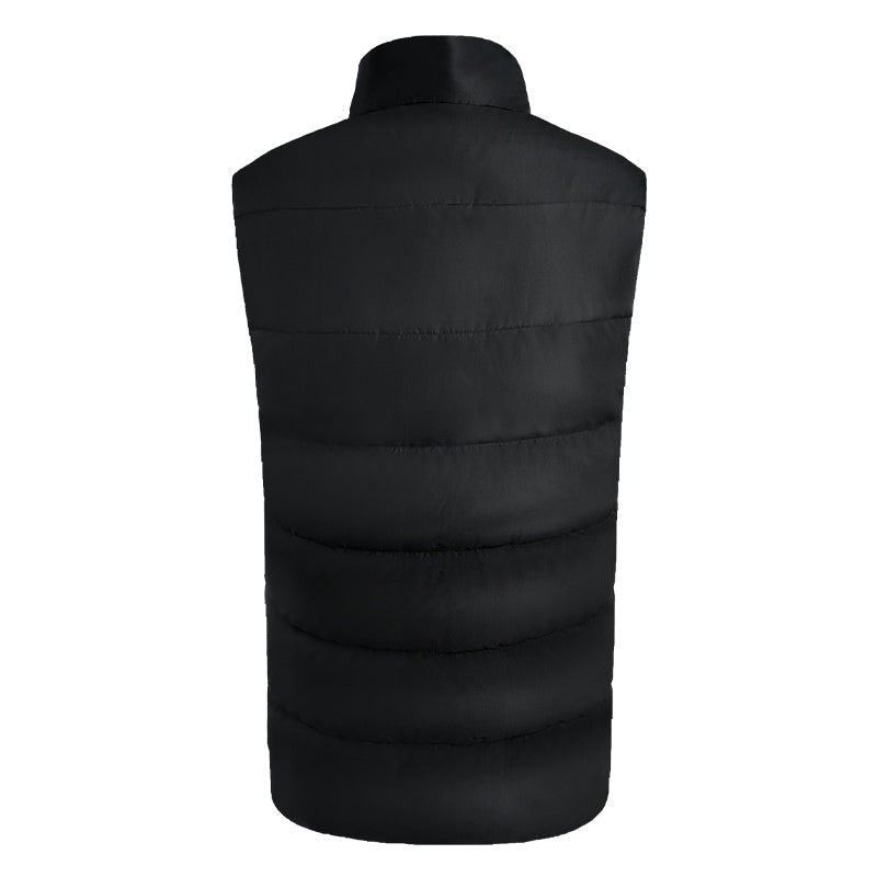 LITEGUEST USB Heated Vest with LED Light – Winter Outdoor Safety Gear - Mann