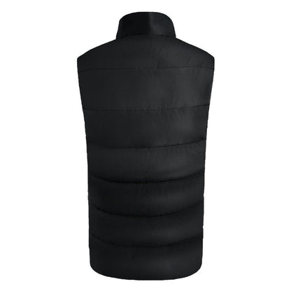 LITEGUEST USB Heated Vest with LED Light – Winter Outdoor Safety Gear - Mann