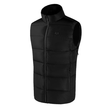 LITEGUEST USB Heated Vest with LED Light – Winter Outdoor Safety Gear - Mann