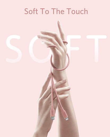 Anker 641 USB-C to Lightning Cable (Flow, 3 ft Silicone) - Mann