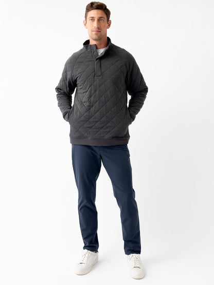 Cozy Earth Brushed Bamboo Quilted Snap Pullover