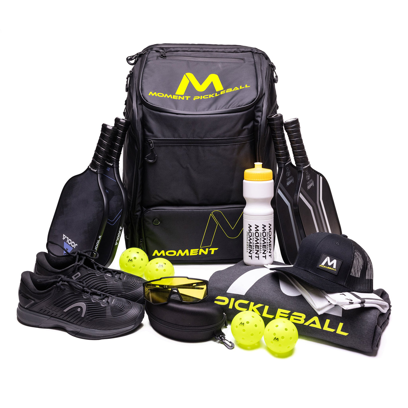 Moment Pickleball MW-PRO Bag / Travel Bag Black/Yellow - Mann