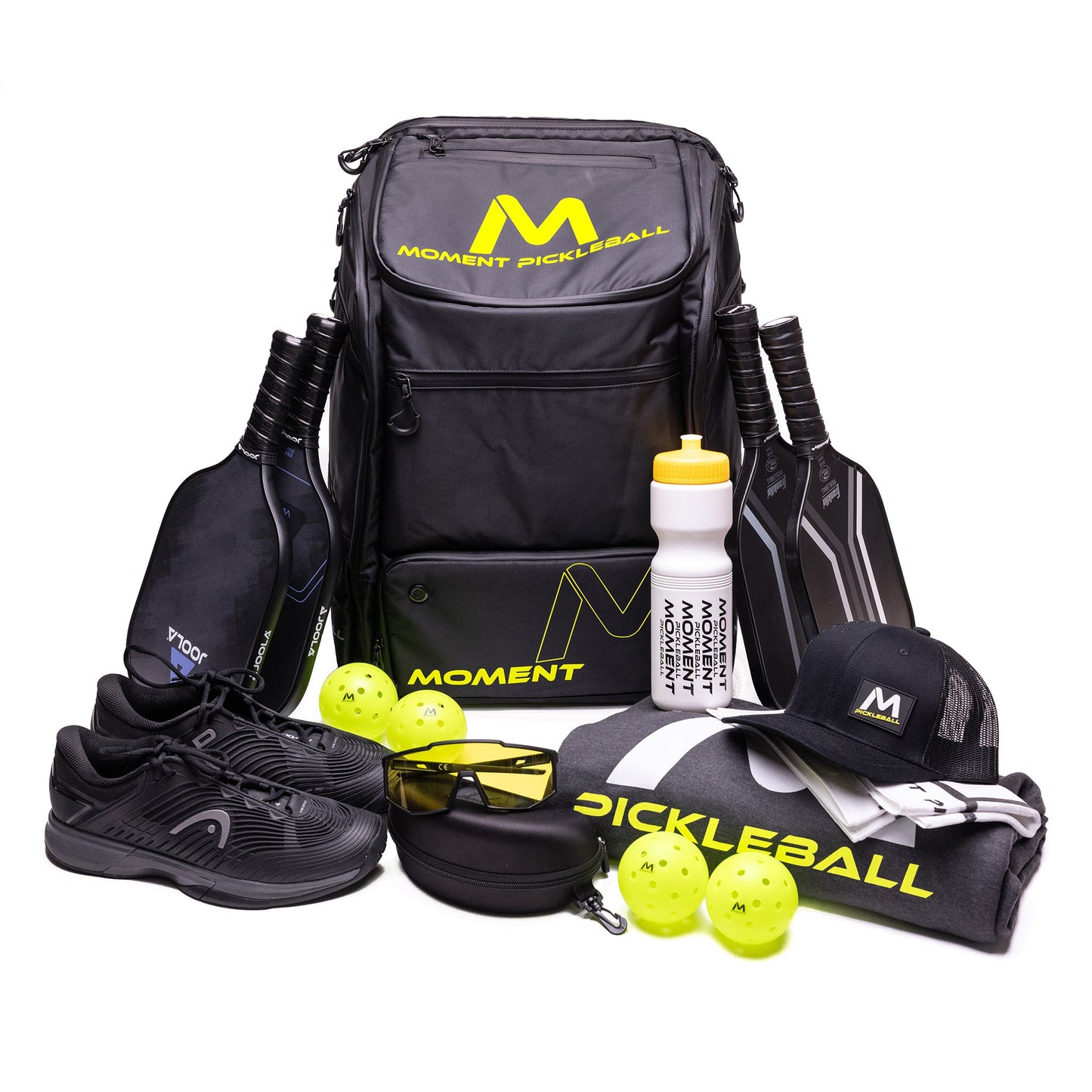 Moment Pickleball MW-PRO Bag / Travel Bag Black/Yellow - Mann